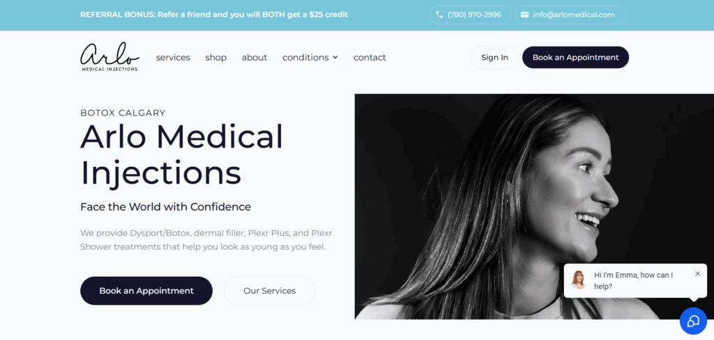 arlo medical injections homepage