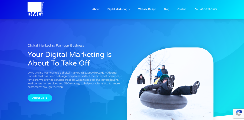 DMG Online Marketing homepage