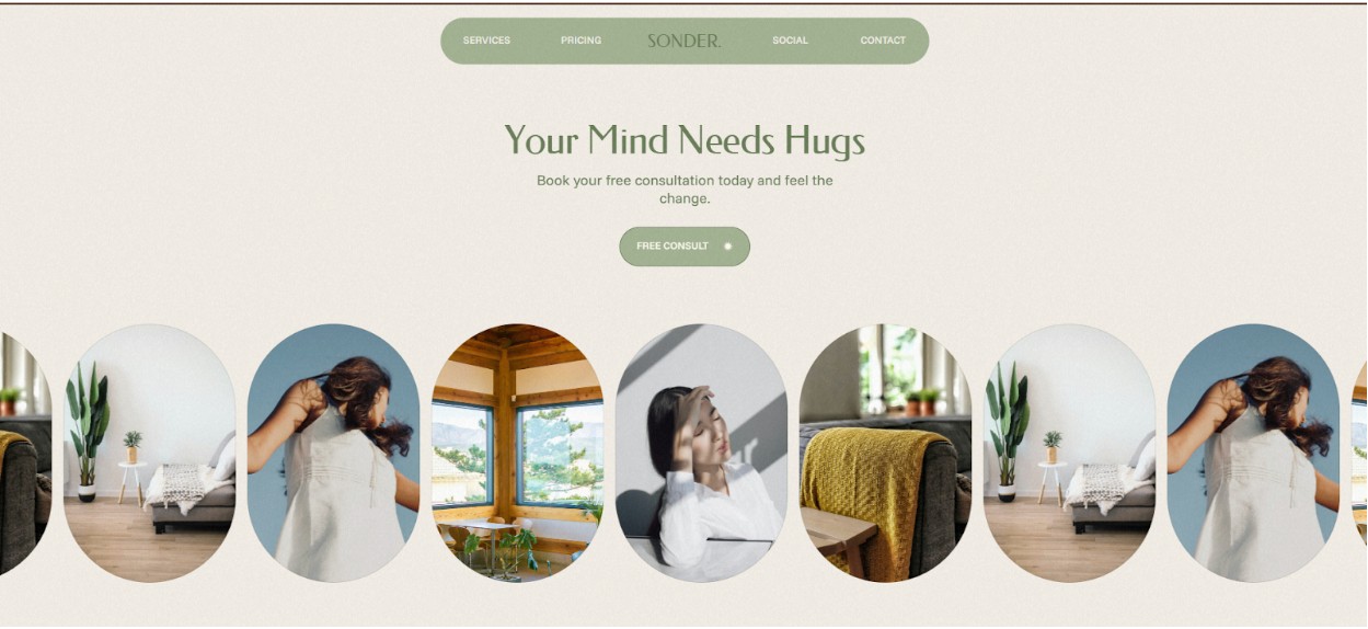 sonder counselling group homepage