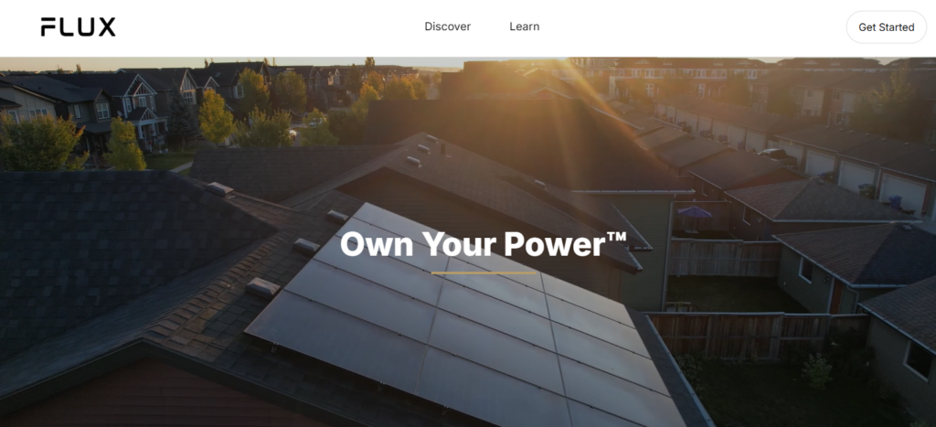 flux renewables homepage