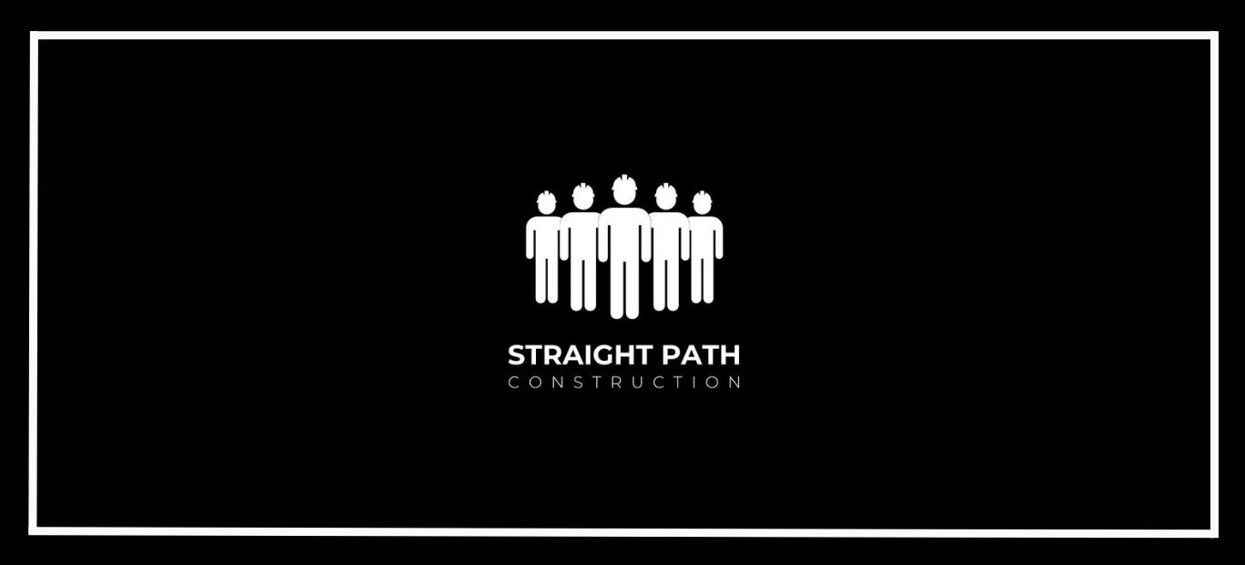 straight path construction logo