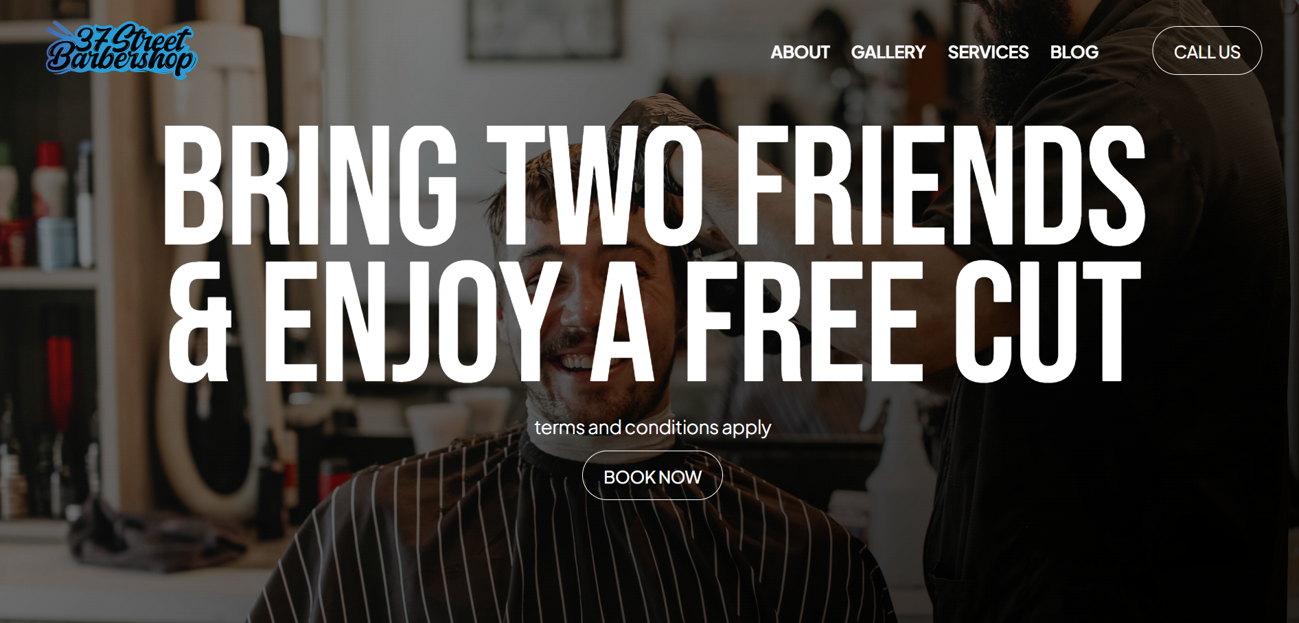 37st barbershop homepage