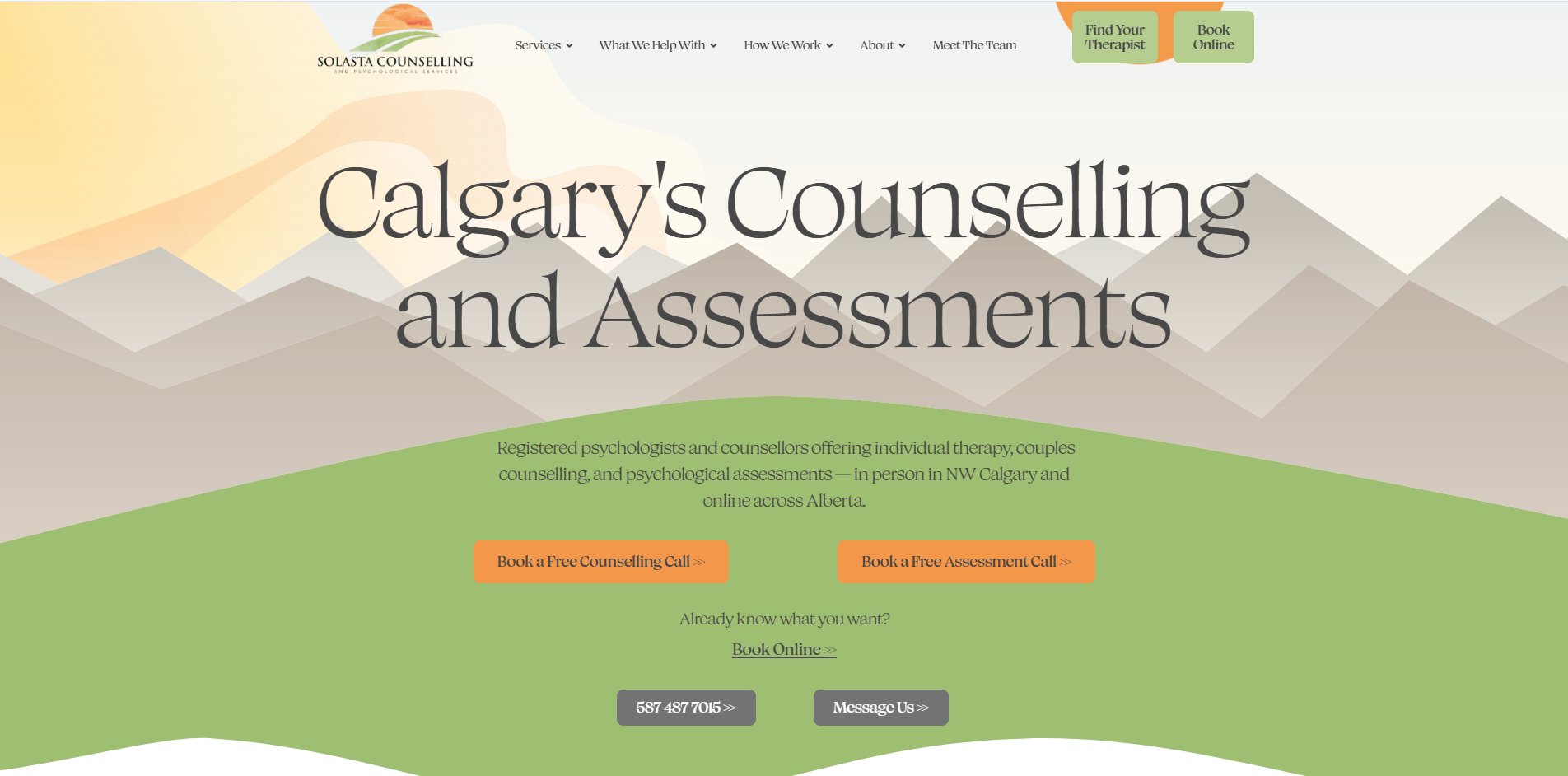 solasta counselling homepage